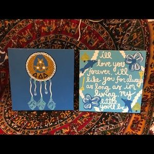 Tri Delta Canvases